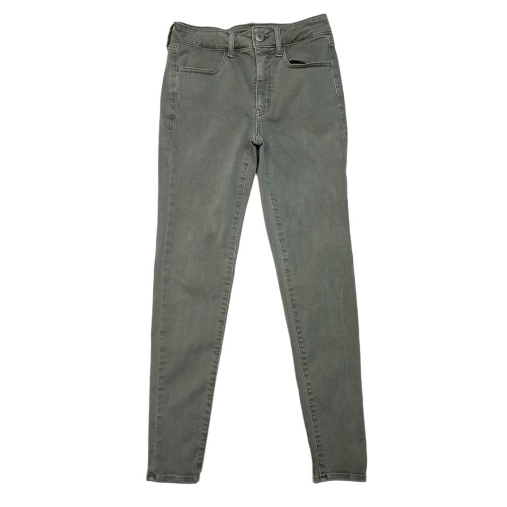 American Eagle Hi Rise Jeggings | Pale Green Sz 6